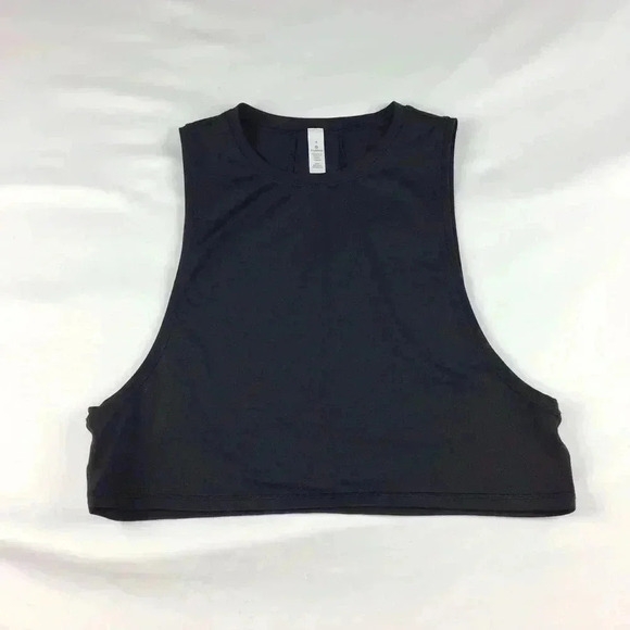 Lululemon Muscle Love Crop Tank Black Size 4 - Picture 5 of 7